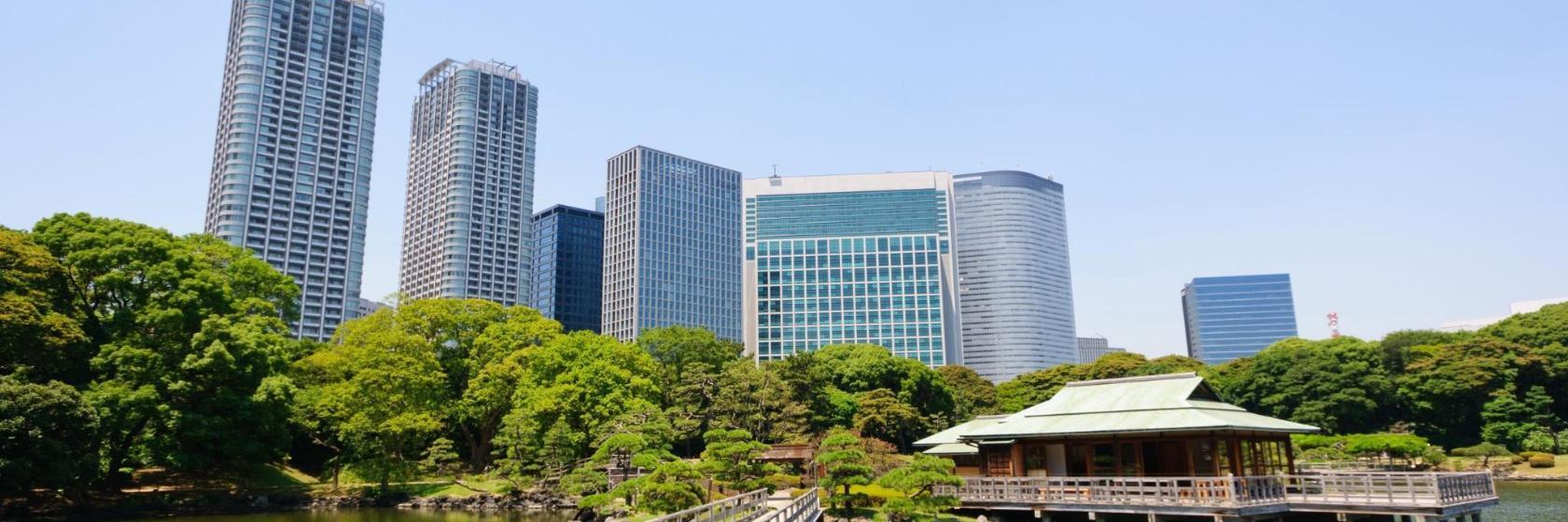 Hamarikyu Trädgården